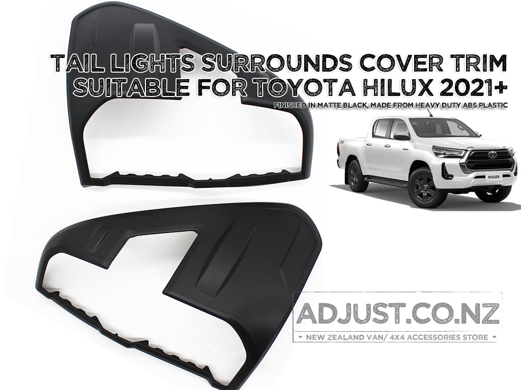 Tail Light Cover Trims suitable for Toyota Hilux 2021 +