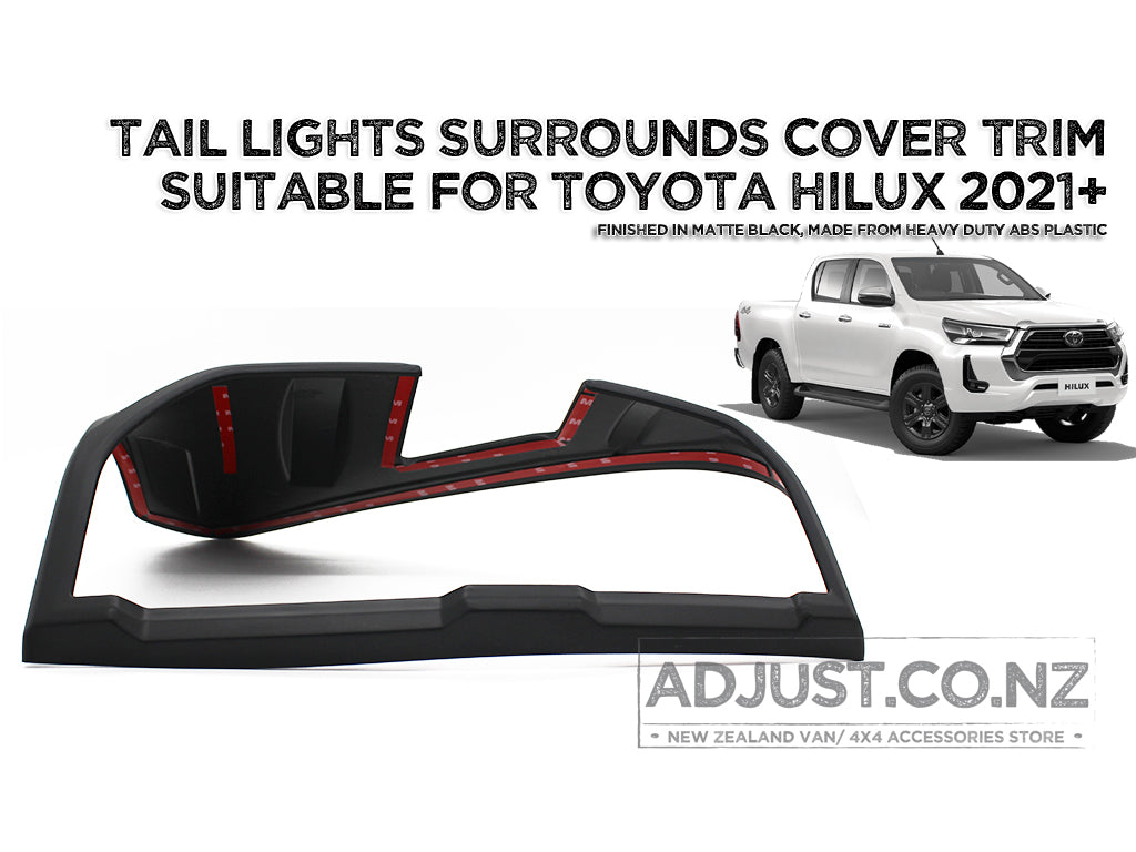 Tail Light Cover Trims suitable for Toyota Hilux 2021 +