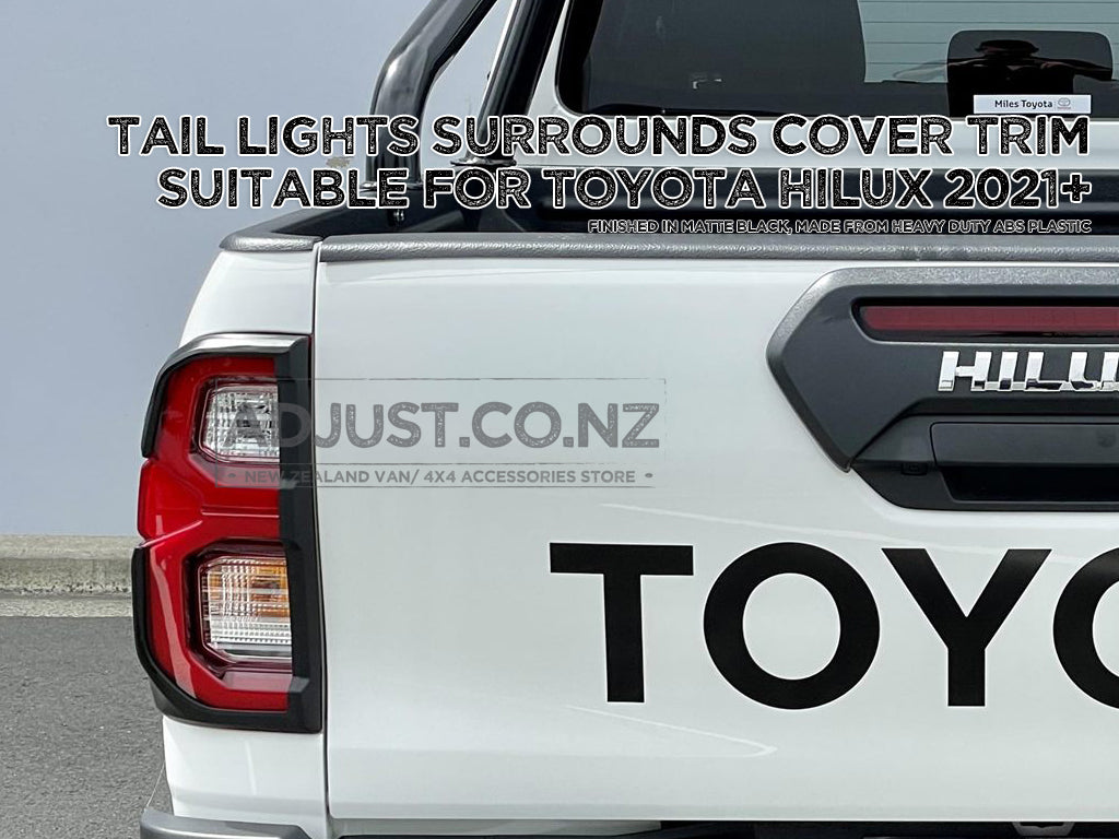 Tail Light Cover Trims suitable for Toyota Hilux 2021 +